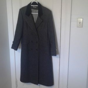Grey wool coat